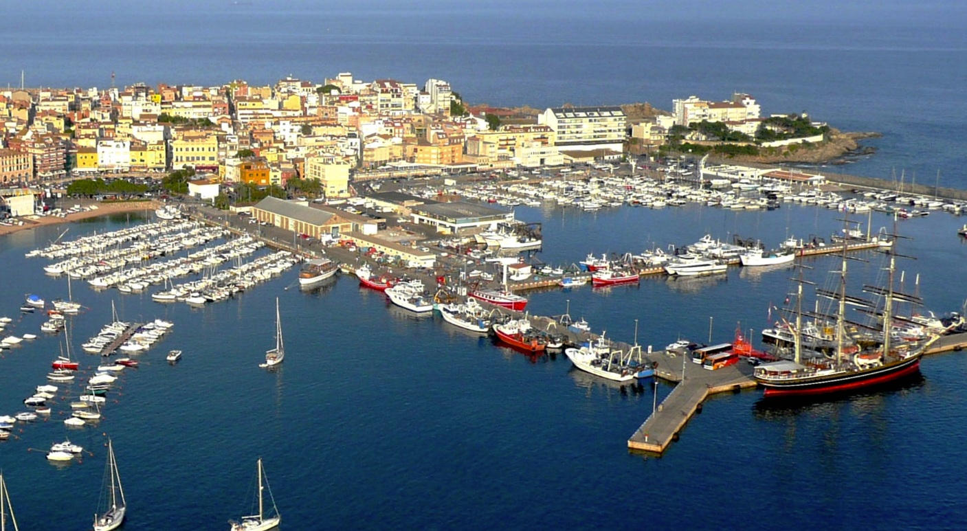 Punt d'embarcament de Magic Catamarans a Palamós