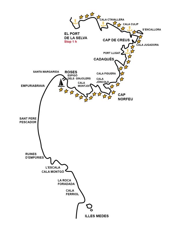 mapa-rutas-roses-port-de-la-selva-excursiones-magic-catamarans